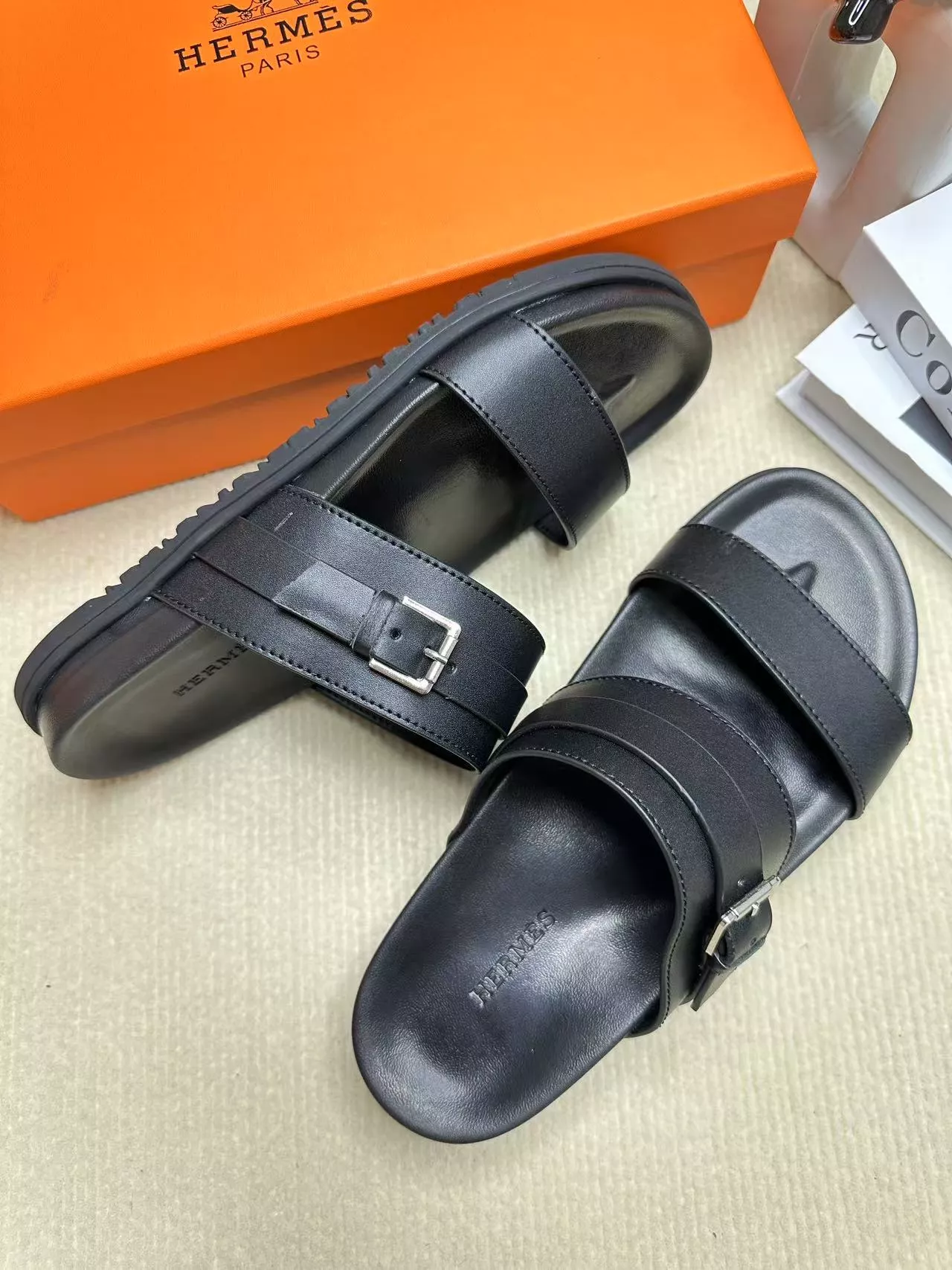 hermes chaussons pour homme s_12a32b63